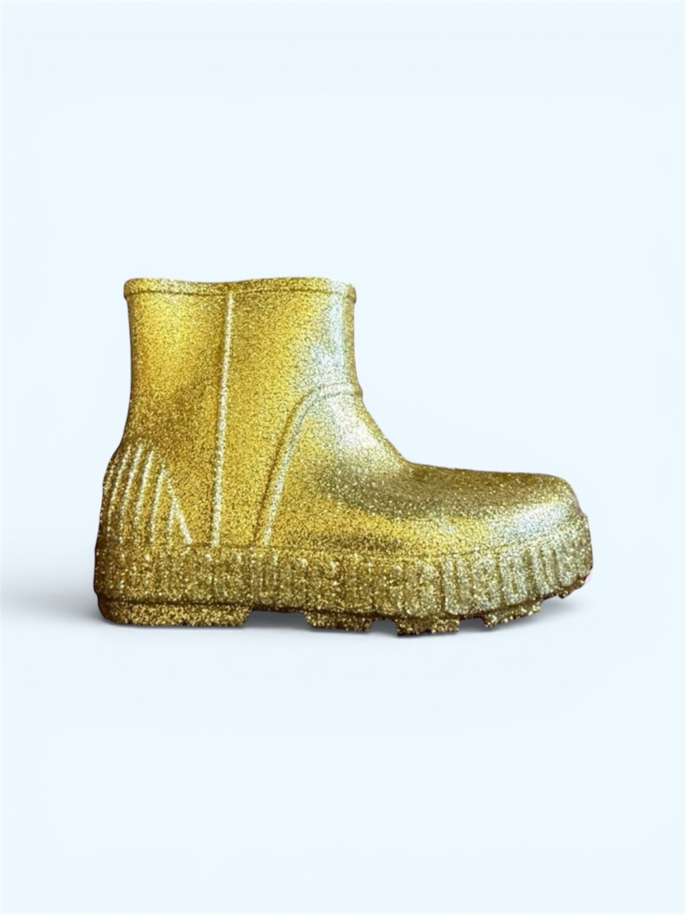 UGG Drizlita Shimmering Gold Glitter Boots Size 6 Women/Teen/Big Child